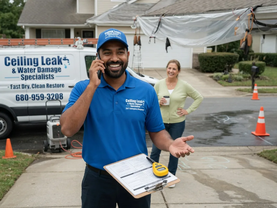 Ceiling Leak Cleanup Carpenter, WY FAQs